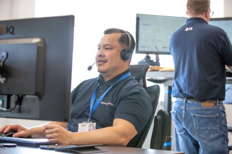 The Ask4Support team at work