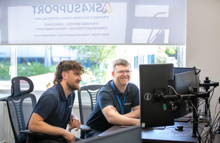 The Ask4Support team at work